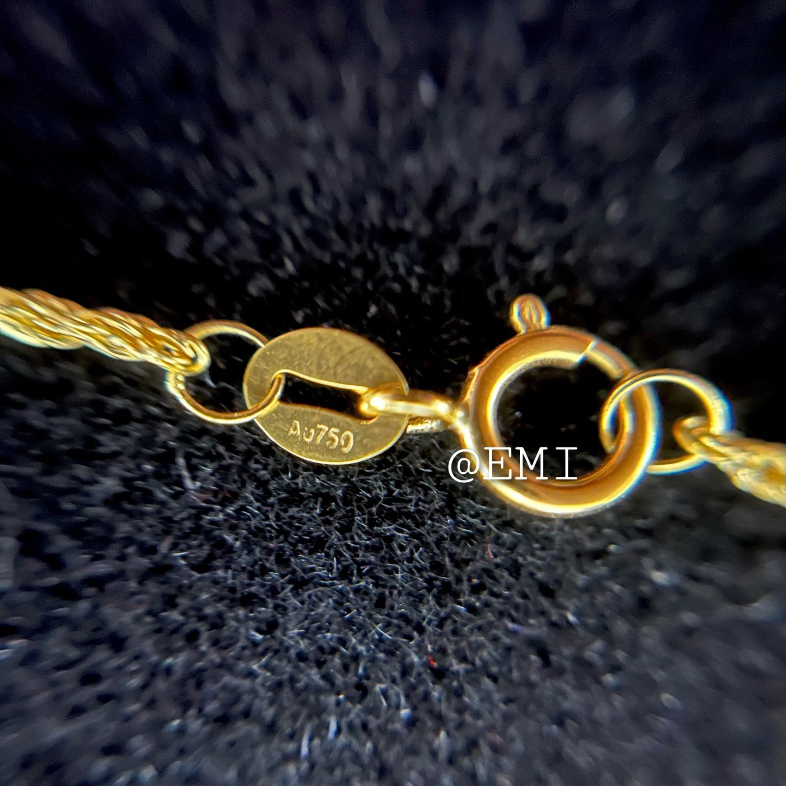 K18金Au750刻印ネックレス45cm,未使用 K18金ネックレス 新作