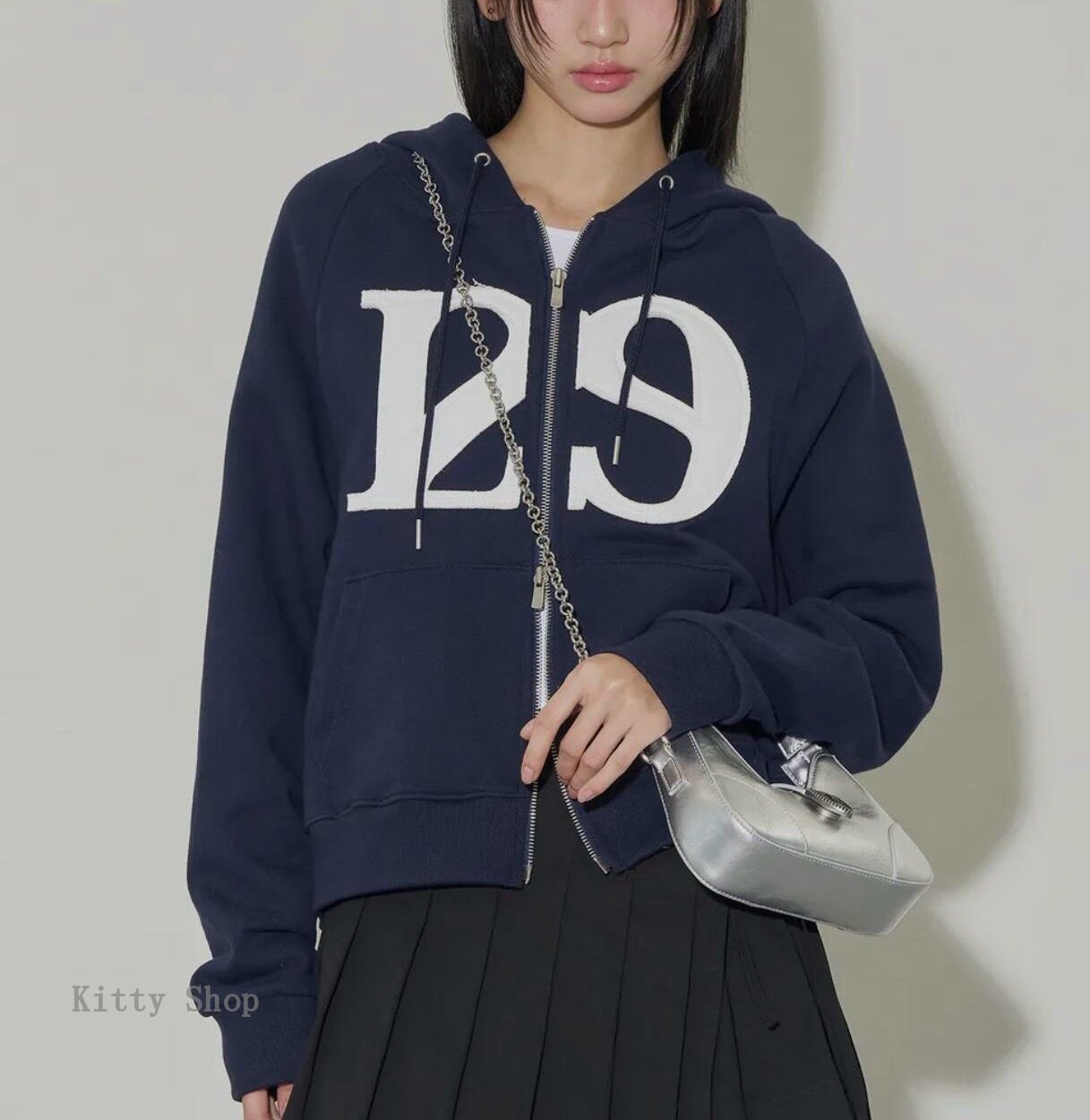 ILLIGO イリゴ 129 LOGO PATCH HOODIE ZIP-UP トップス