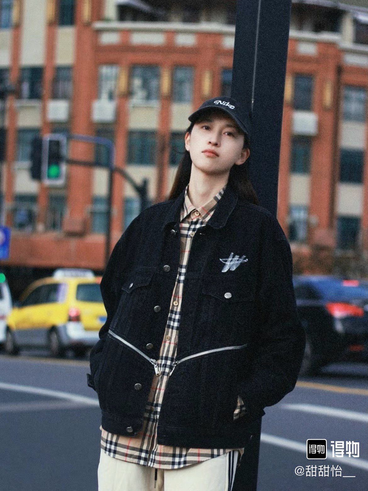 デニムジャケット グラフィックロゴ