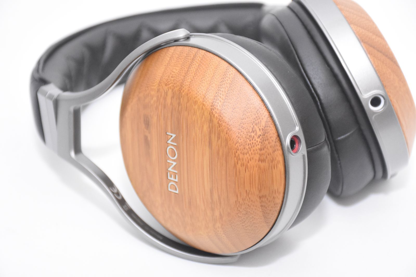 デノン Denon AH-D9200 ヘッドフォン ハイレゾ対応 密閉ダイナミック型 オーバーヘッド ウッドハウジング AH-D9200EM 孟宗竹 完動品 美品 デノン Denon AH-D9200 ヘッドフォン ハイレゾ対応 密閉