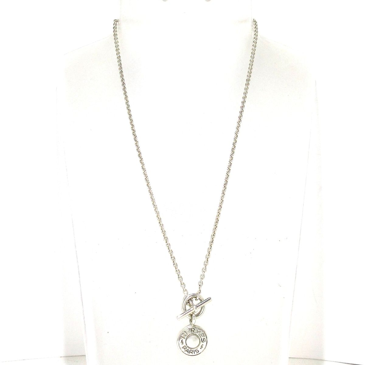 エルメス セリエ チャーム ペンダントトップ シルバー メタル