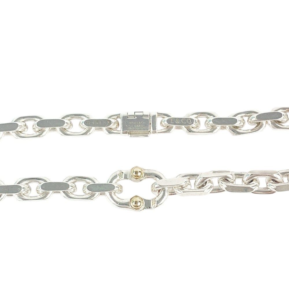 □新同□ ティファニー 1837 メイカーズ チェーン ネックレス シルバー