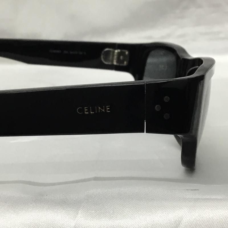 箱付き　CELINE ブラック サングラス CELINE セリーヌ サングラス ブラック ロゴ ケース付 - メルカリ