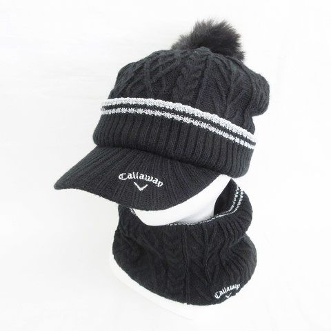 Callaway ニットキャップとネックウォーマーセット ネックウォーマー