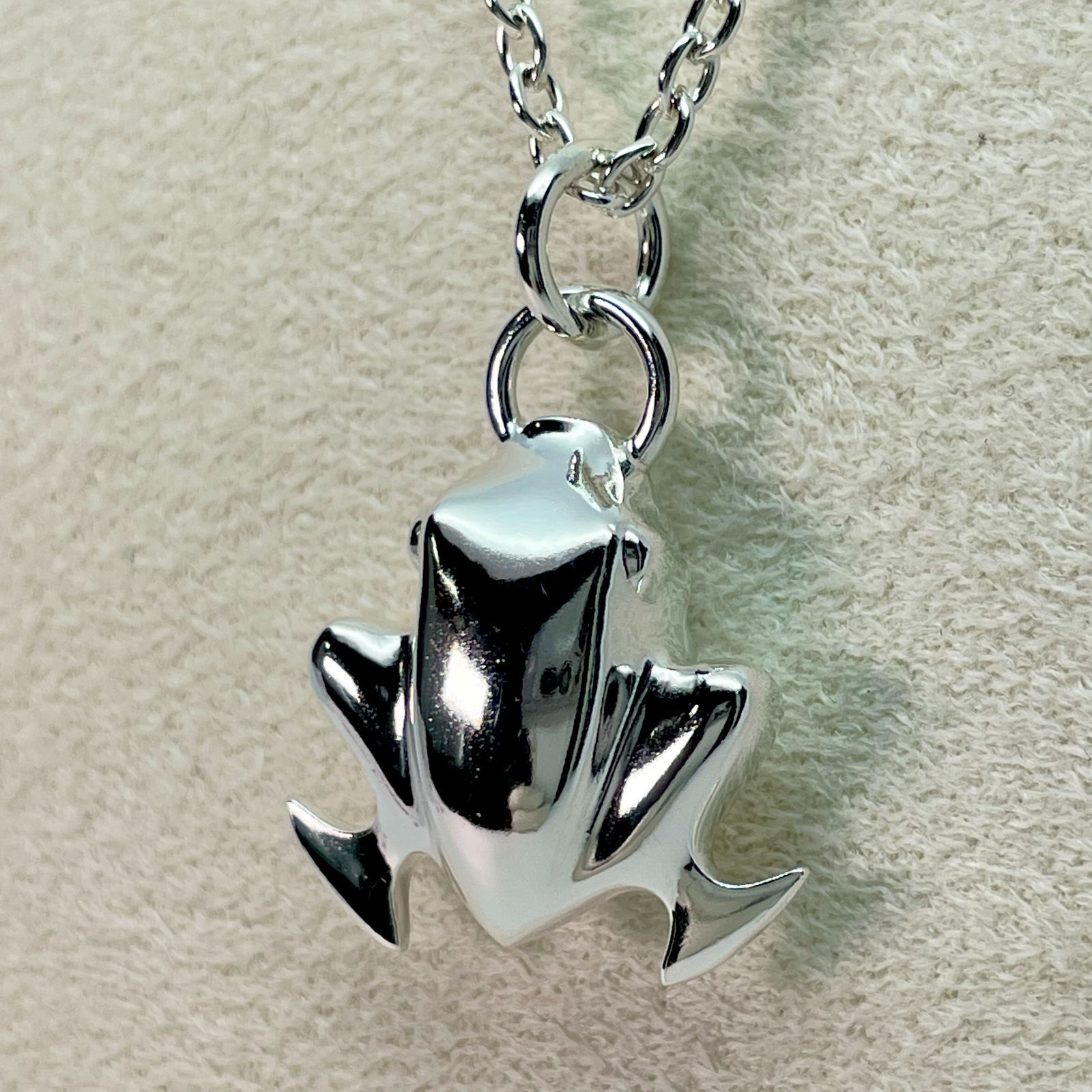 ジョージジェンセン カエル ネックレス シルバー フロッグ /24-1723