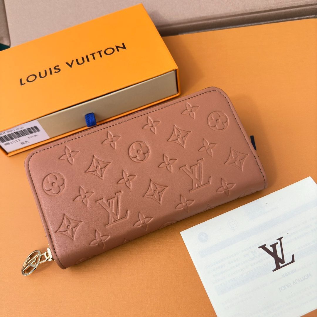 ルイヴィトン LV Louis Vuitton クッション ウォレット 19.5×10.5×2.5cm モノグラムエンボスラムスキン |