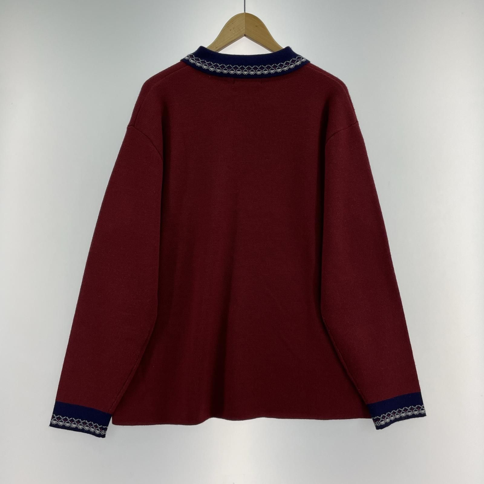 PACCBET 22AW アーガイル ニットポロプルオーバー L - メルカリ