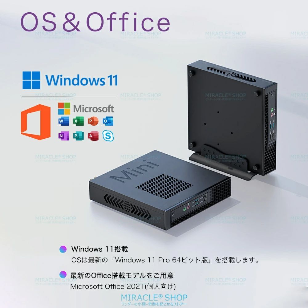 3画面出力 小型pc