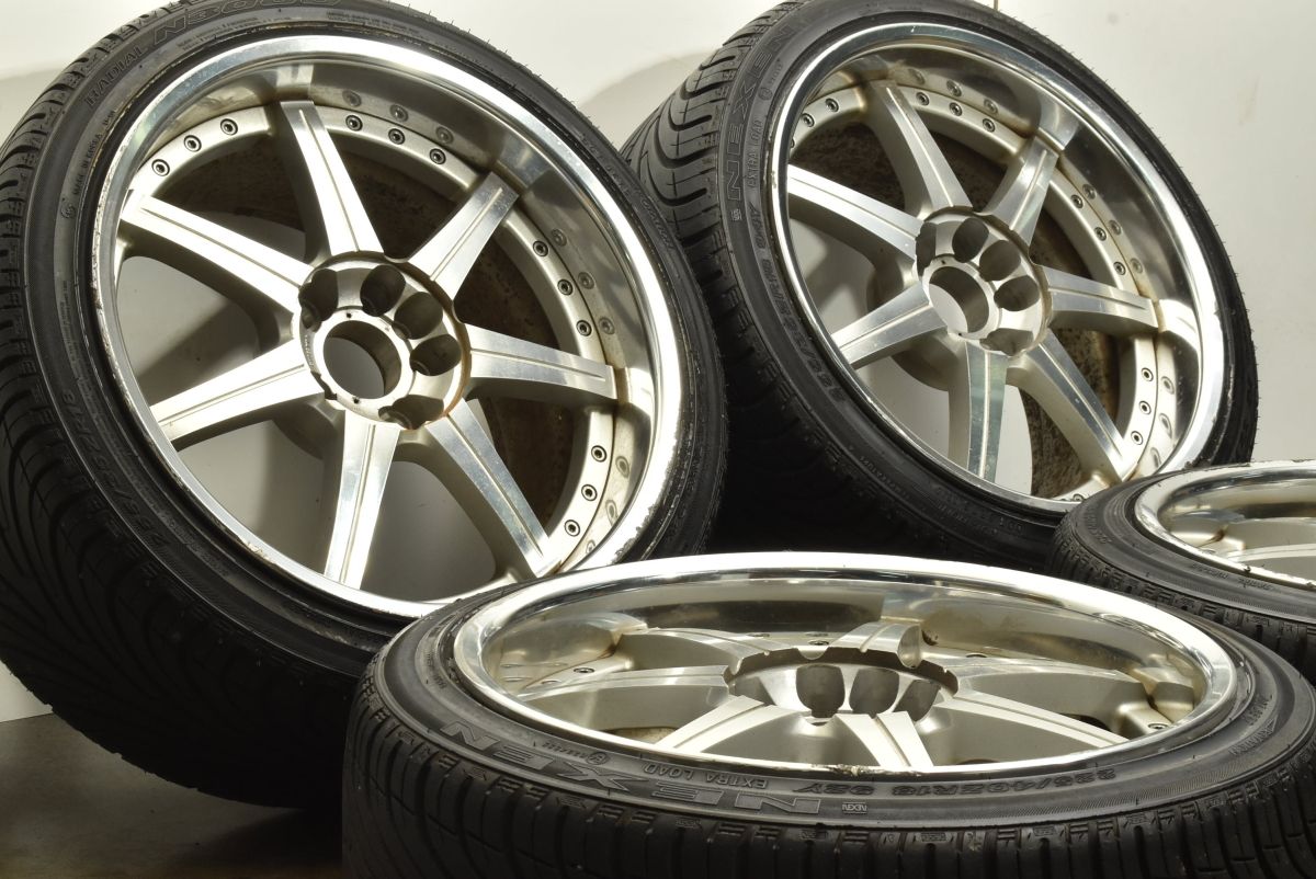 品 エボリューション インテンシブ ハンク 18in 9J 10J NEXEN 225 40R18 255 35R18 4穴 5穴 シルビア 180SX アルテッツァ RX-7