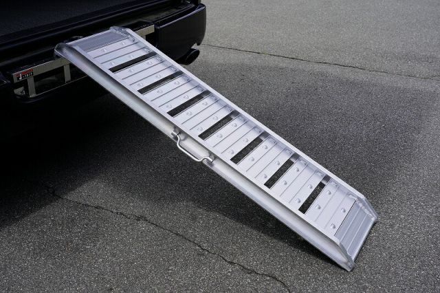 汎用モーターサイクル用アルミ製スロープ折り畳み式1500mm