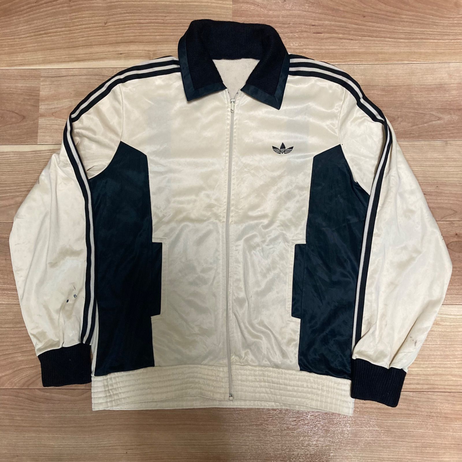 古着 フランス製 adidas VENTEX トラックジャケット 70's 80's vintage ビンテージ ジップブルゾン ジャージ ATP  激レア 珍品 ヴィンテージ - メルカリ