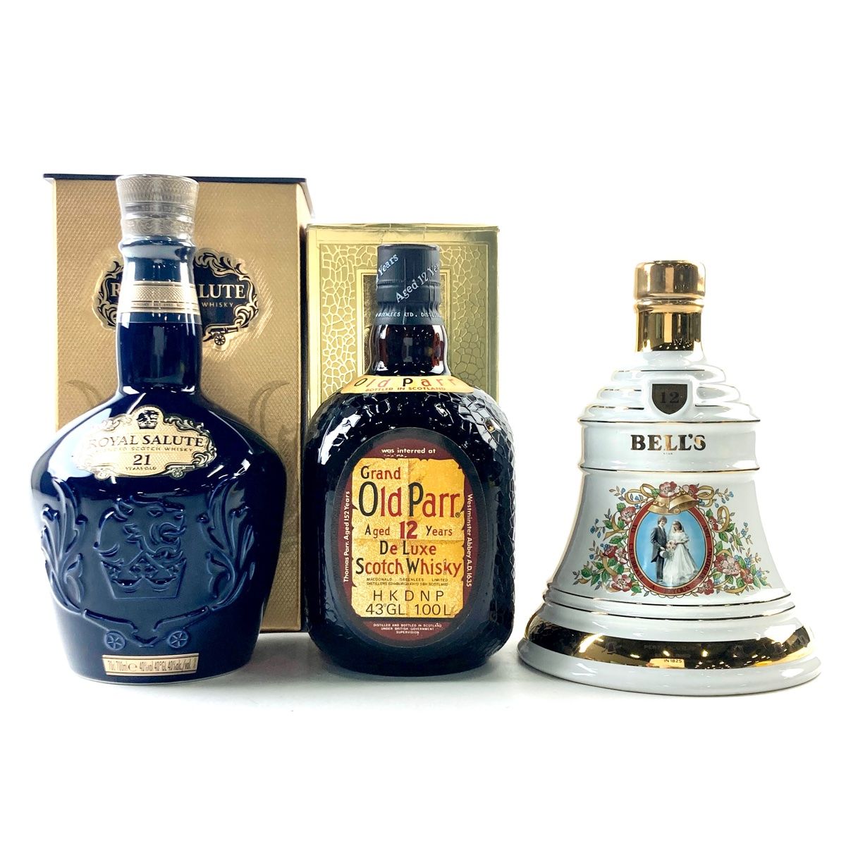 Old Parr 18年 & 12年 3本飲み比べセット 750ml