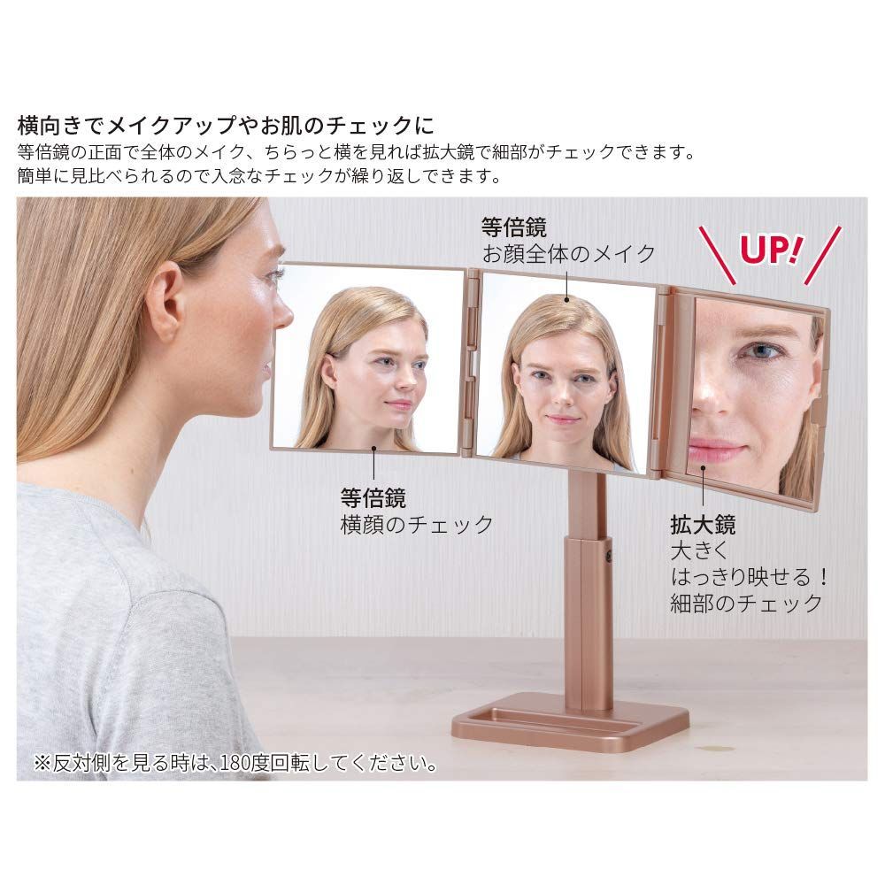 三面鏡 ウィッグ用