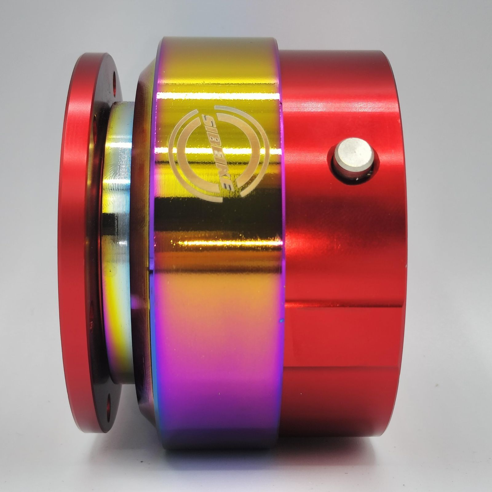 新着商品 sound ステアリングボス Ding アルミ レンチン音鳴る コントロールハブ クイックリリース アルマイト SIBEIKE レッド ネオクローム