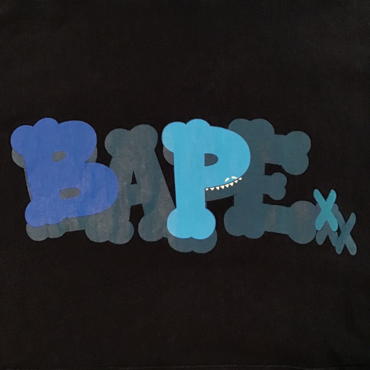 ☆激レア☆ KAWS × BAPE プルオーバー パーカー Lサイズ NAVY a ...