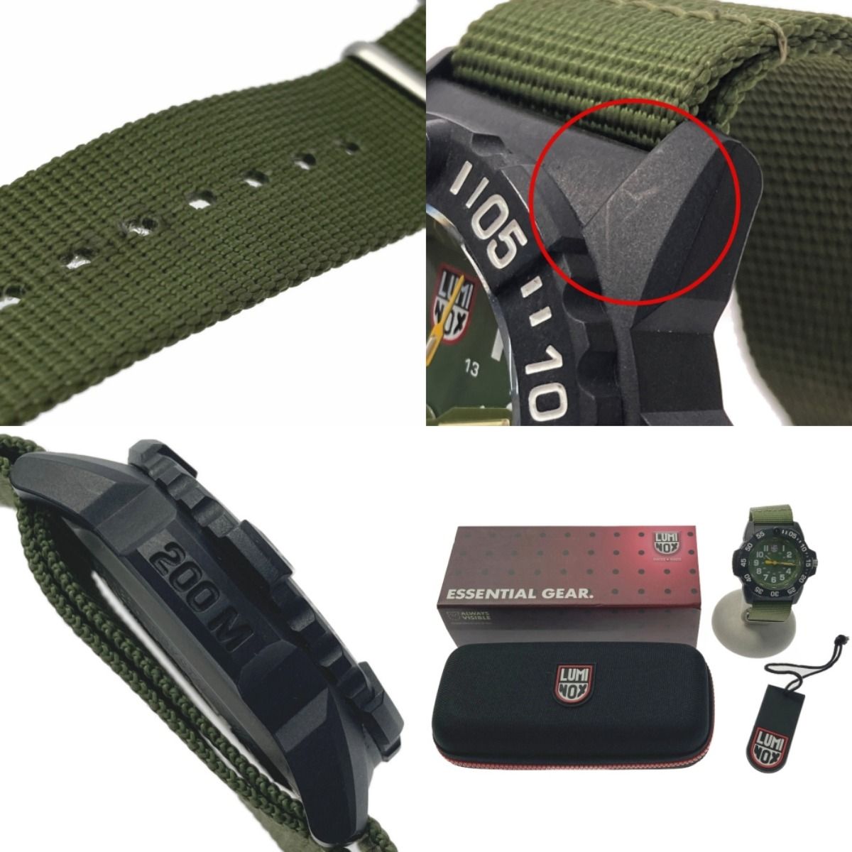 LUMINOX ルミノックス ネイビーシールズ 3500シリーズ グリーン 