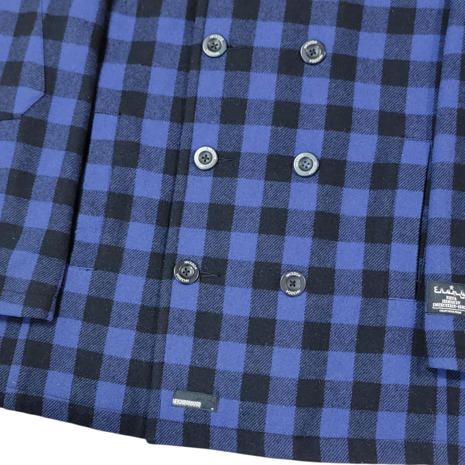 04AW 10周年記念 NEIGHBORHOOD ネイバーフッド Pコートモチーフ M