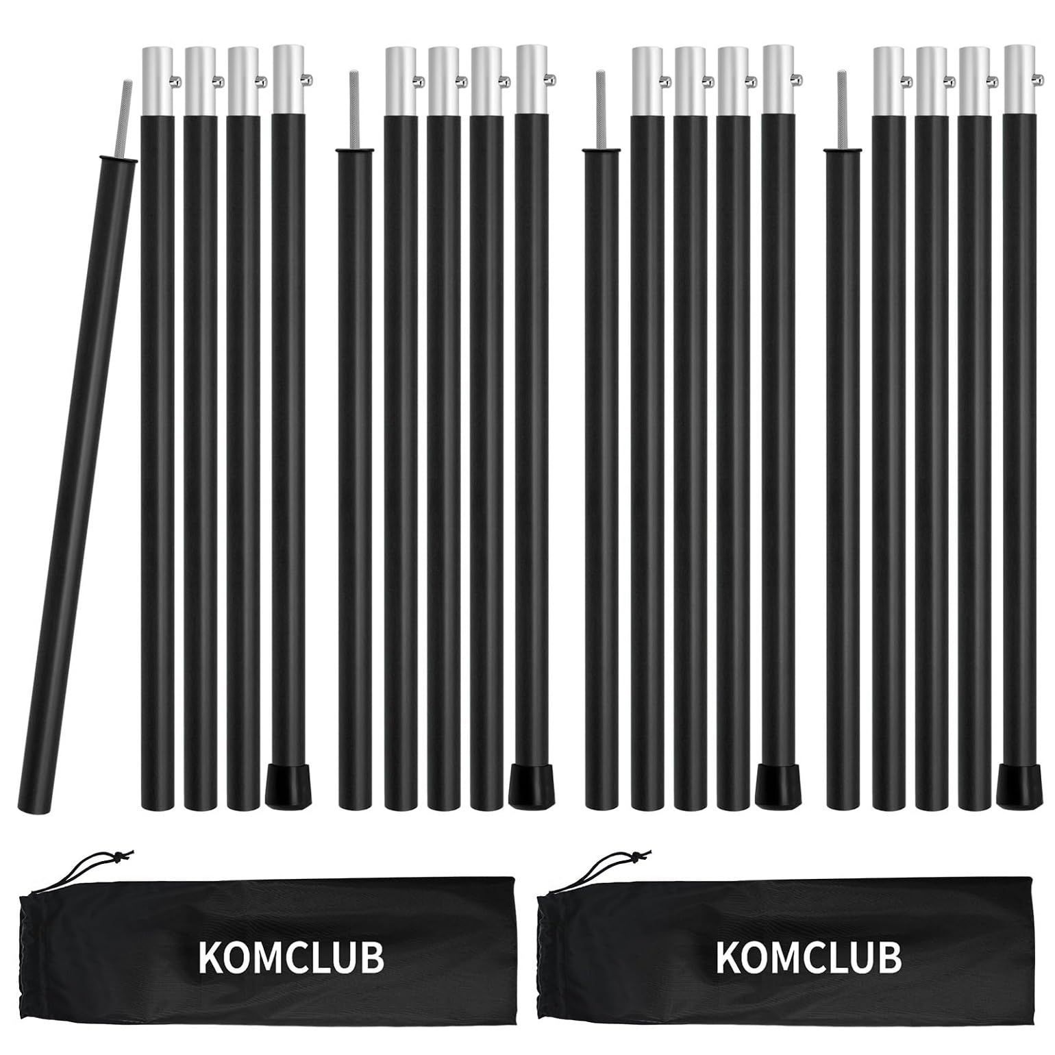 Tschum アルミタープポール 1.4メーター タープポール 先端