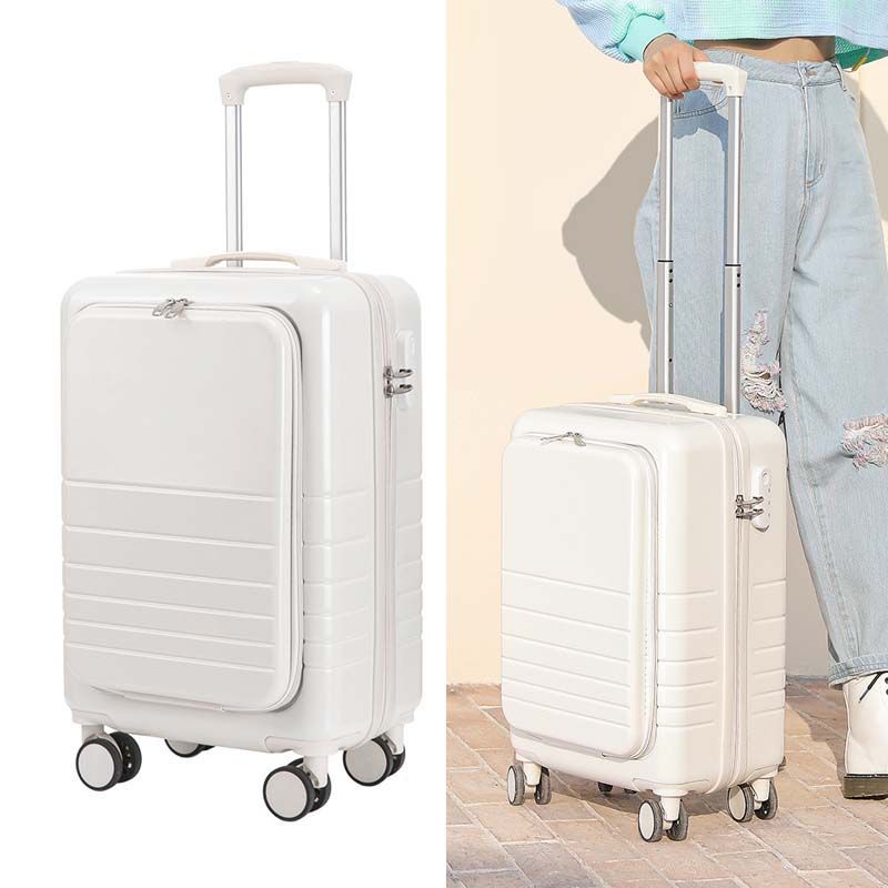 スーツケース 機内持ち込み 軽量 小型 前開 旅行かばん ジッパー