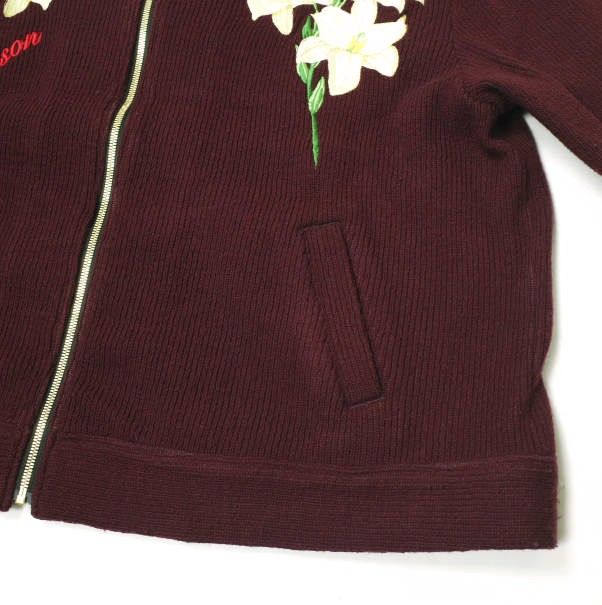 TENDER PERSON テンダーパーソン 23AW 日本製 WHIET LILY EMBROIDERY 