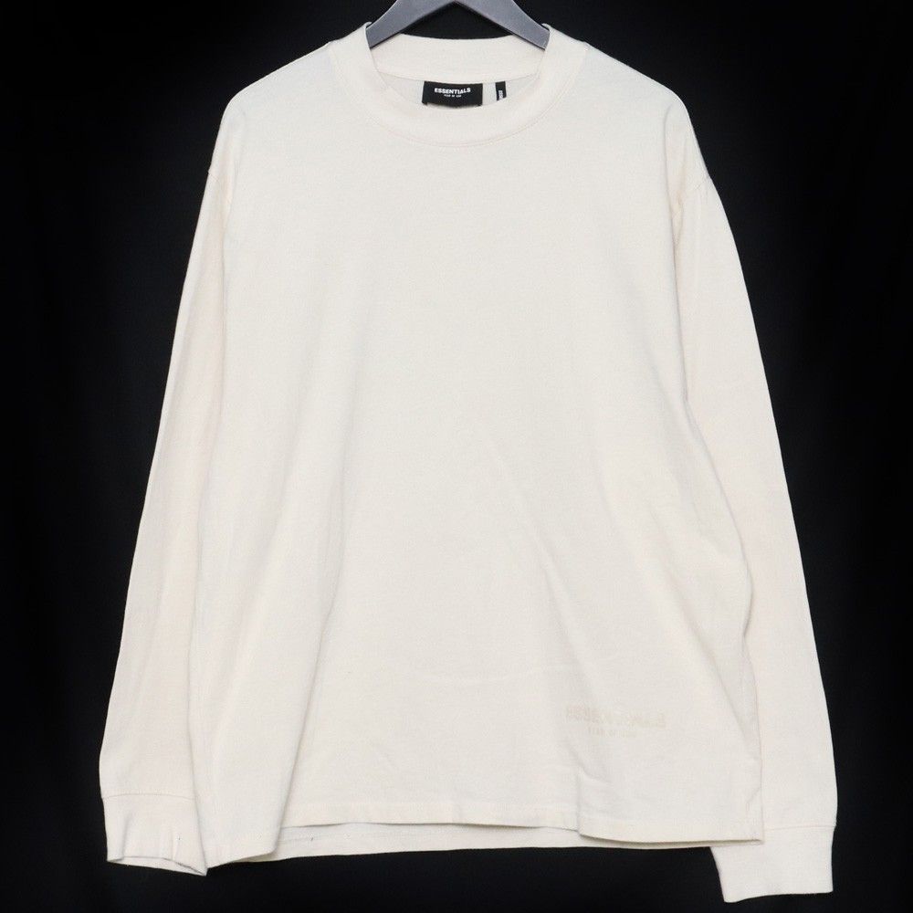 ESSENTIALS 裾ロゴ長袖Tシャツ Mサイズ