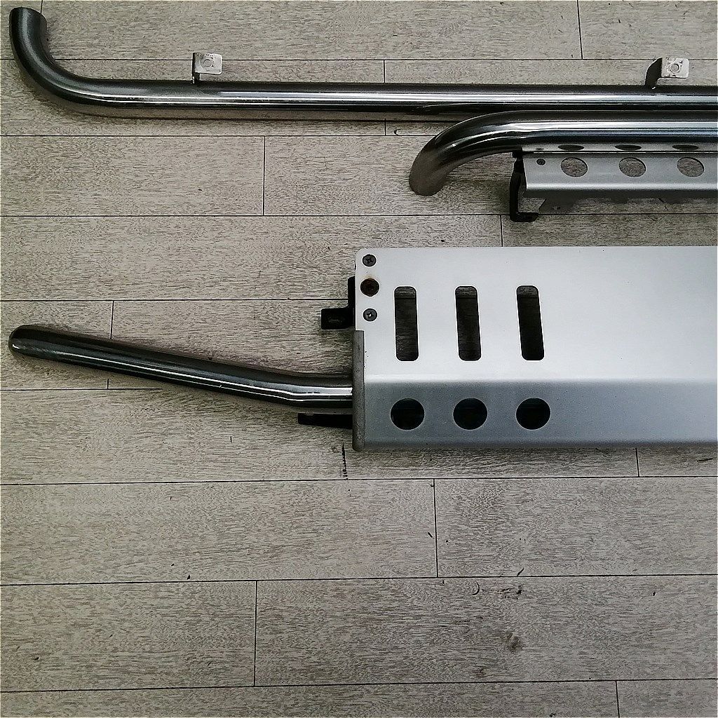 H58A パジェロ・ミニ 純正オプション バンパーガード一式セット