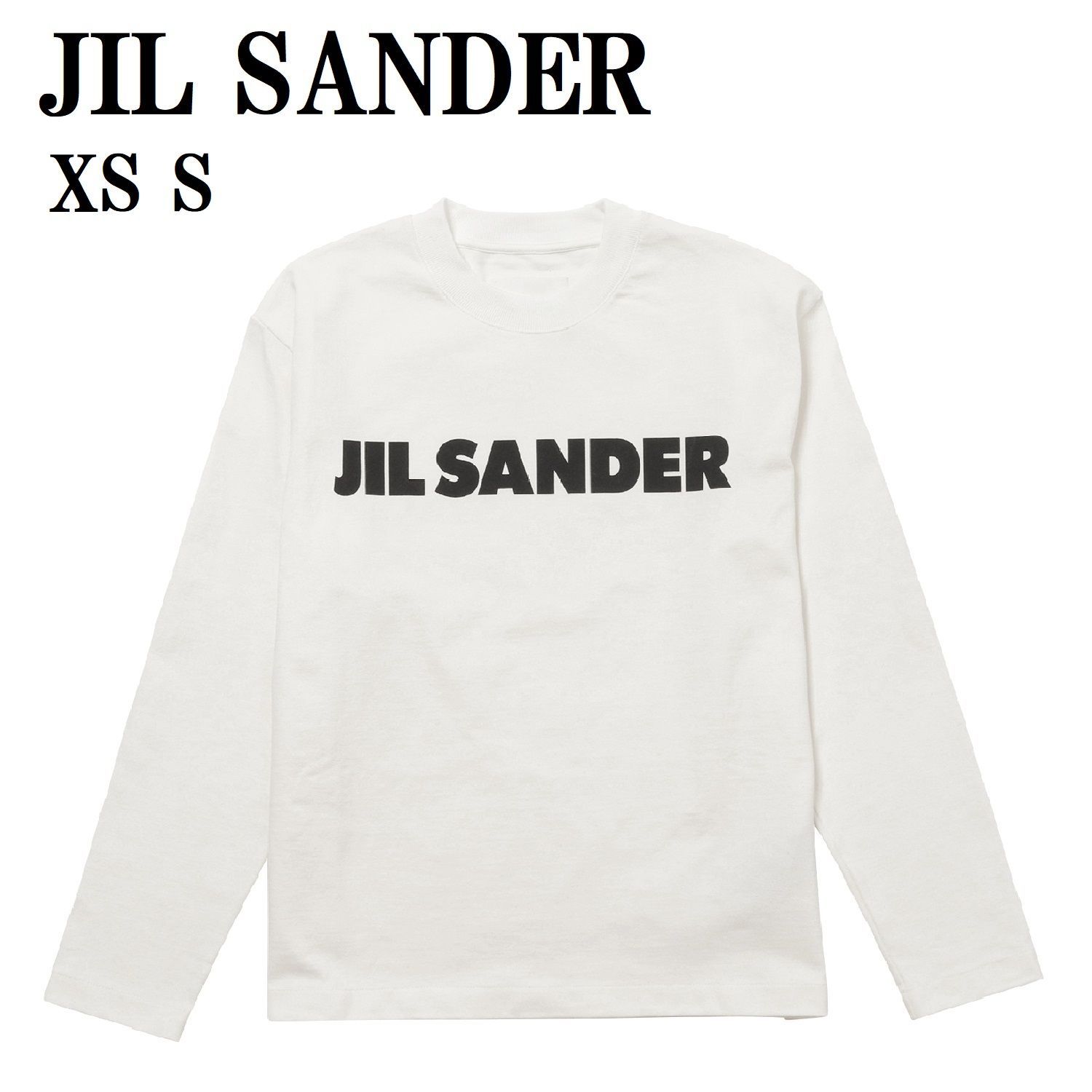 JIL SANDER ジルサンダー T-SHIRT CN LS J02GC0107 J45047 102 XS S ...