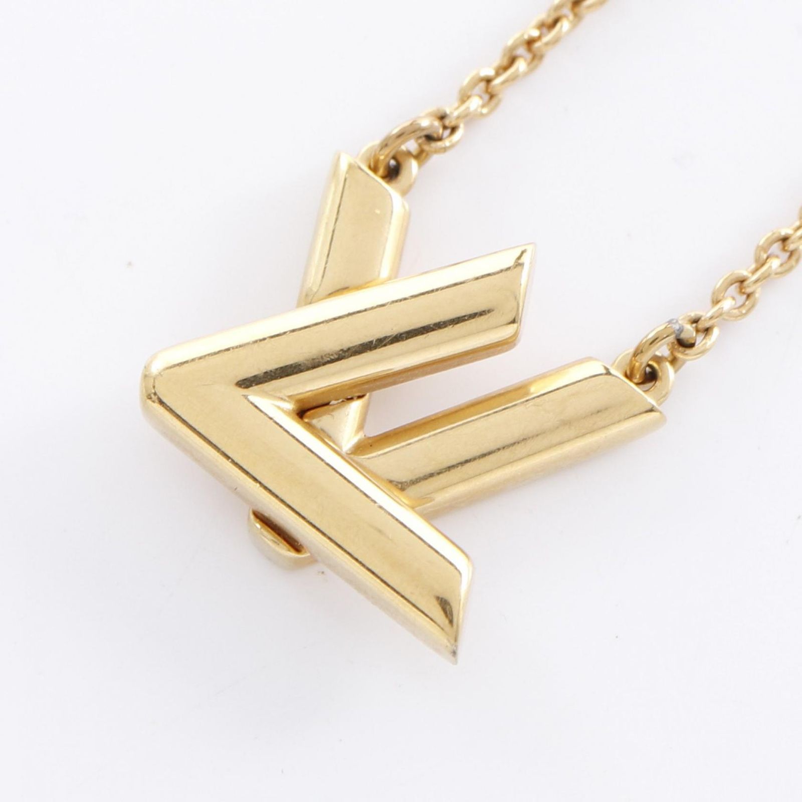 ルイ・ヴィトン LOUIS VUITTON ネックレス GO-14 LVツイスト M01729