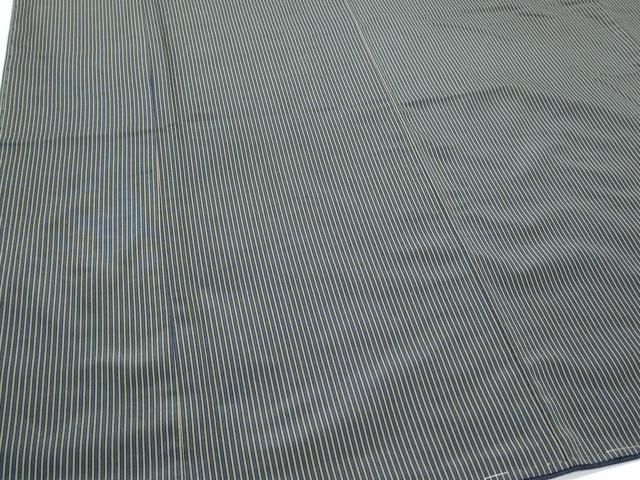 平和屋着物 男性 お召 縞 正絹 th