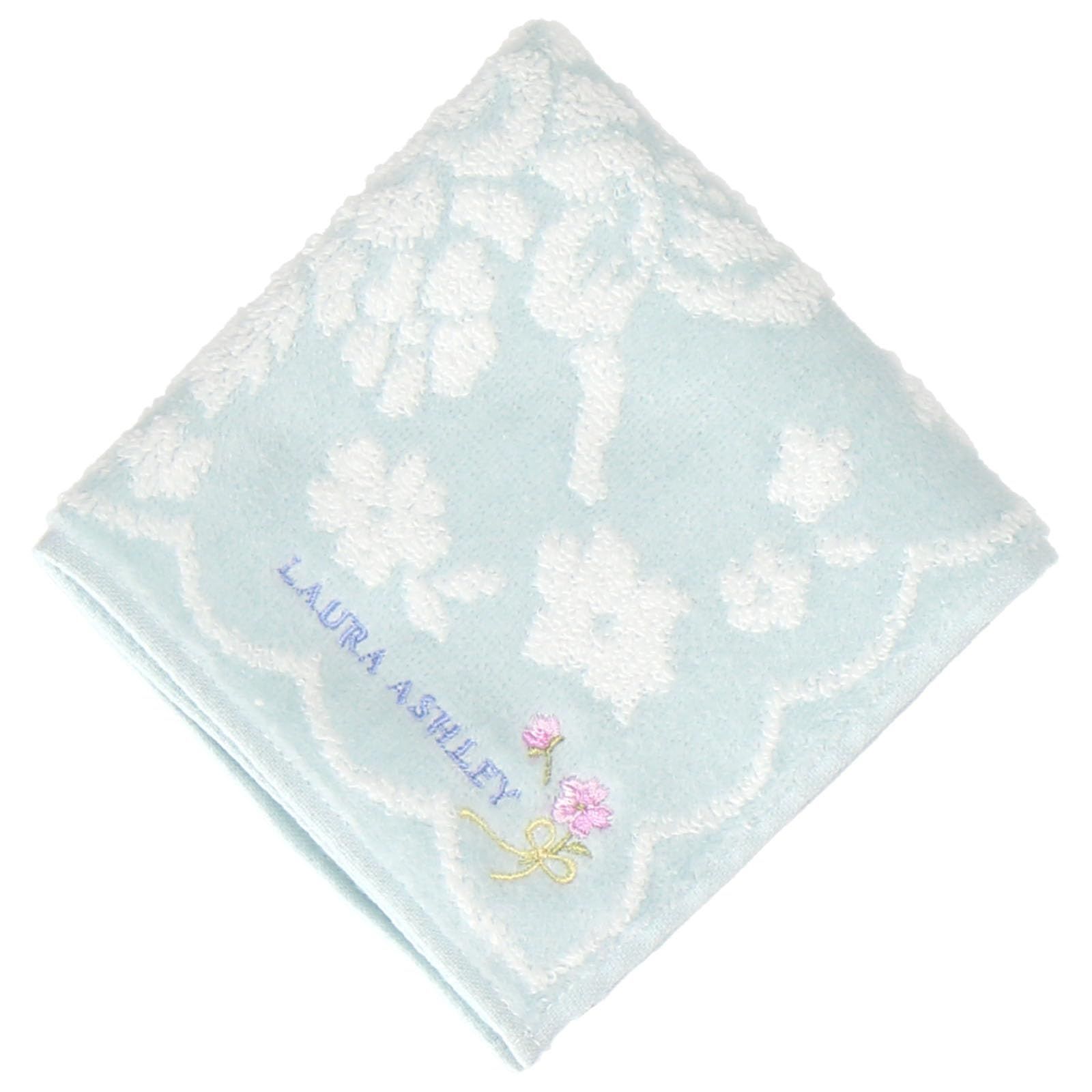 Size 約 横25cm×縦25cm_Color グリーン C ローラ アシュレイ レディースタオルハンカチ 05706038 ハンカチ 女性 花柄 05706038C グリーン C 約 横25cm×縦25cm