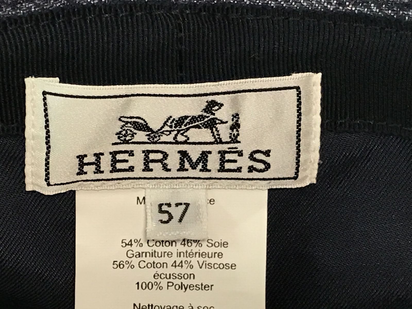 HERMES エルメス セリエ デニム バケットハット