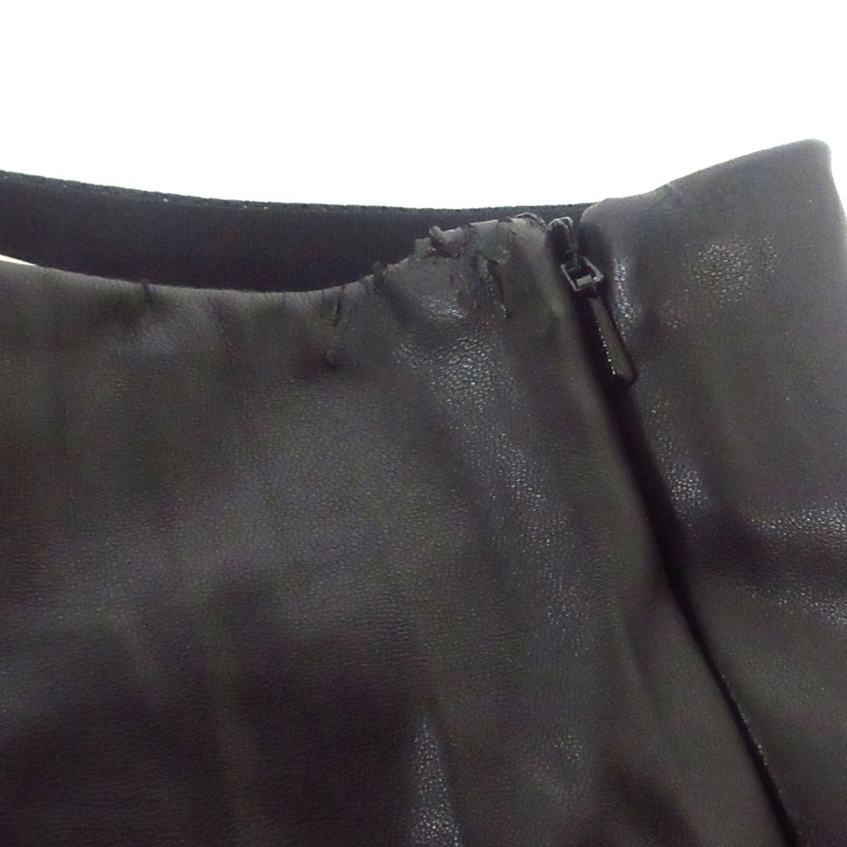 DOROTHEE SCHUMACHER ドロシーシューマッハ ロングスカート サイズ2 M レディース - 黒 フェイクレザー メッシュ SIROKUMA-CORPORATION_COM