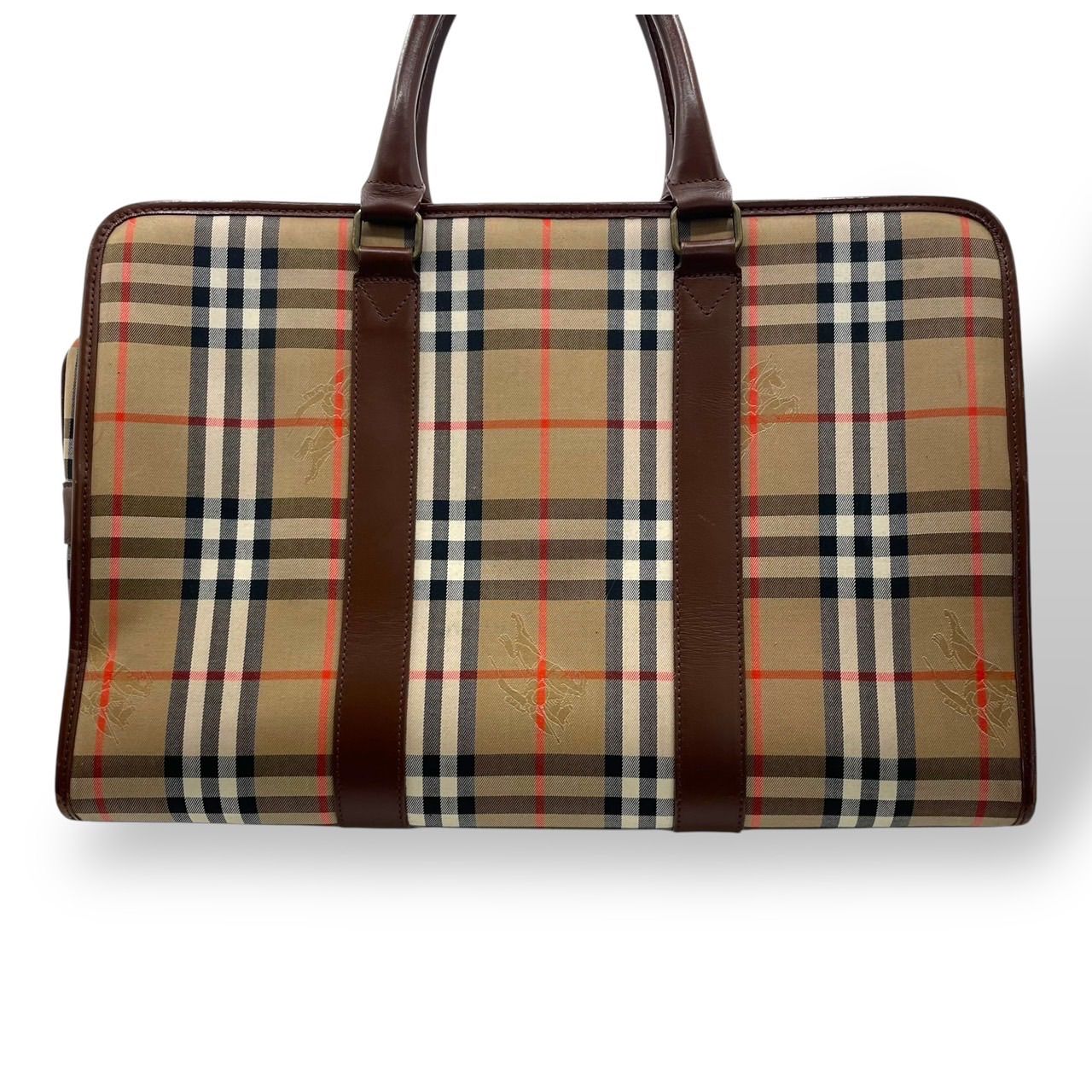 極美品 Burberry Boston bag Nova check バーバリー ボストンバッグ 