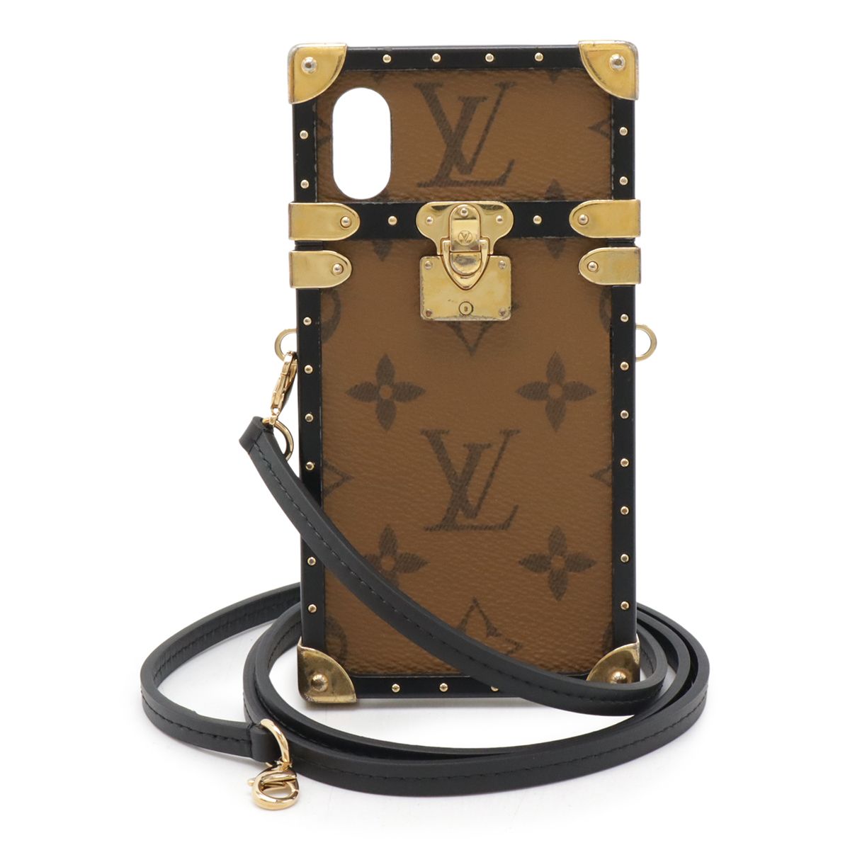 ♯295 LOUIS VUITTONアイトランクiPhoneX/XS用モノグラム LOUIS VUITTON Eye Trunk Phone Case for iPhone X/XS Reverse