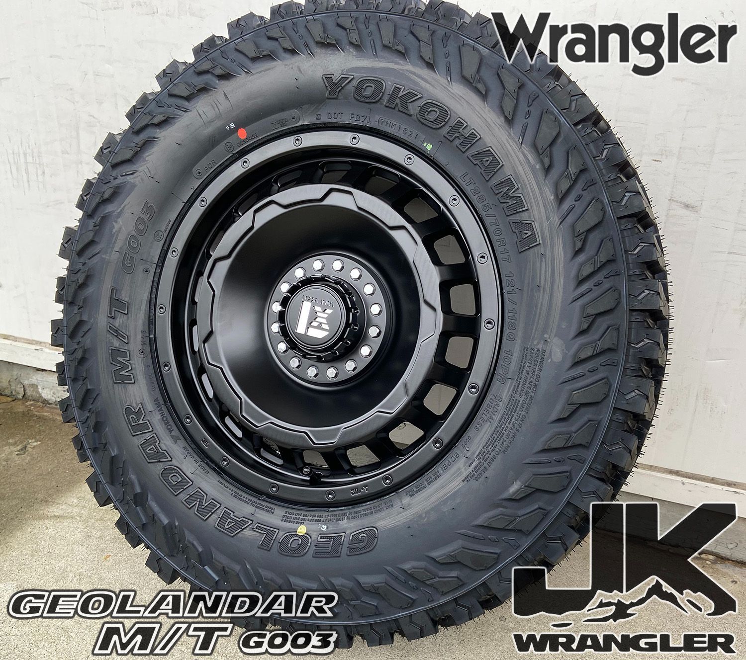 お得 5本セット(背面用付き)Jeep JK JL ラングラー 17インチ タイヤホイール LEXXEL SwaGGer ヨコハマ ジオランダー  265/70R17 285/70R17 ノーマル車高対応 - メルカリ