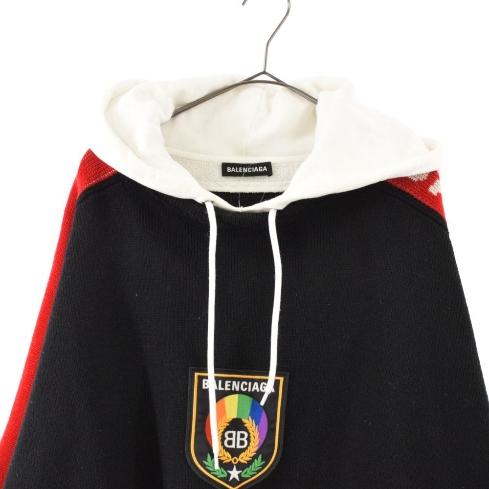 BALENCIAGA (バレンシアガ) 18AW SLEEVE PRIDE HOODIE HOODIE BALENCIAGA (バレンシアガ) 18AW SLEEVE PRIDE HOODIE HOODIE