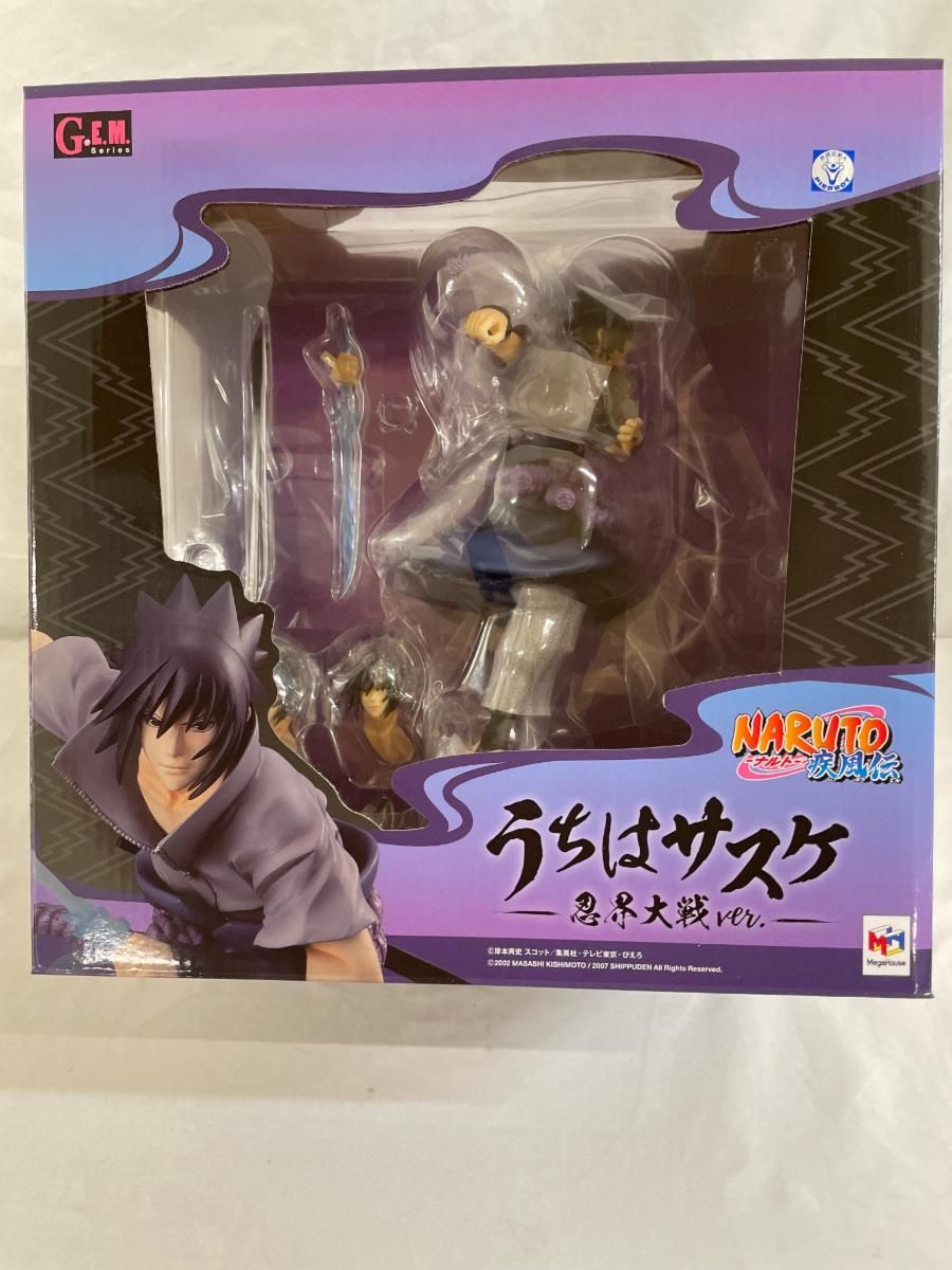 NARUTO g.e.m. うちはサスケ 忍界大戦ver. メガハウス G.E.M.シリーズ NARUTO-ナルト- 疾風伝 うちはサスケ 忍界大戦