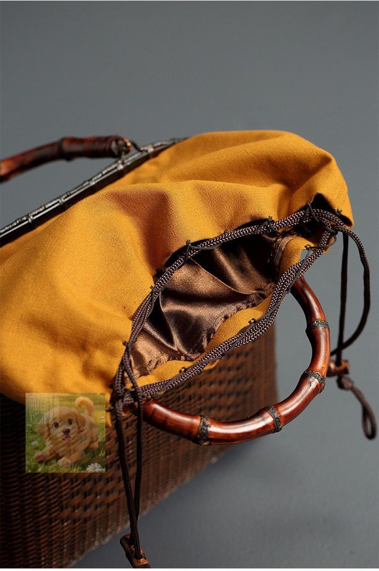 竹編包 小物入れ籠