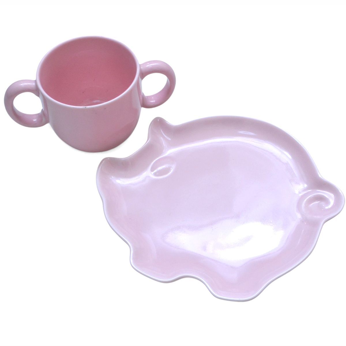ティファニー Tiffany ベビー食器　セット　マグカップ　プレート（深皿） 極美品Tiffany ティファニー カップ＆プレート ベビーセットTOTS