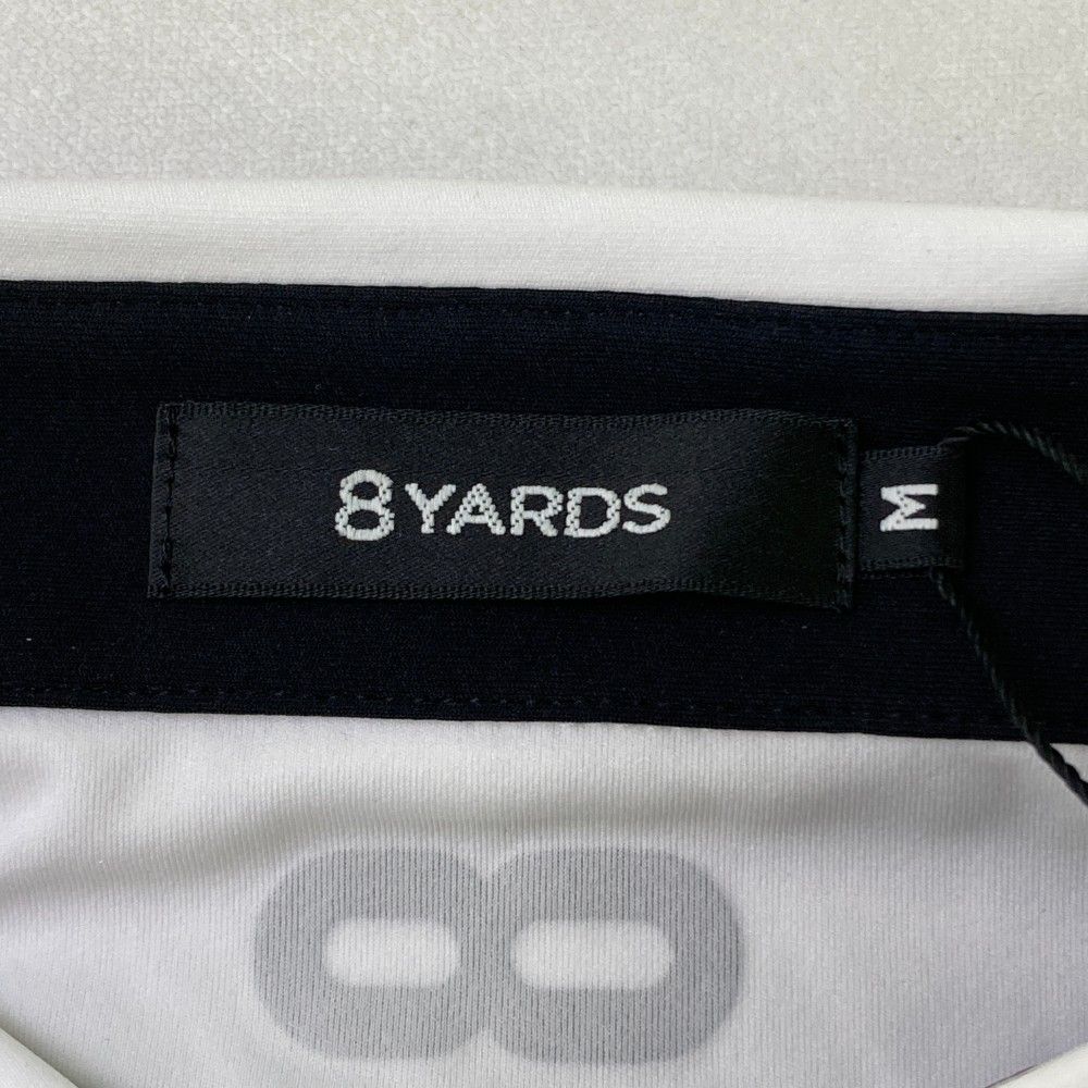 8 YARDS メンズポロシャツ ホワイト　Mサイズ サイズ：M 8YARDS ハチヤーズ 半袖ポロシャツ ホワイト系