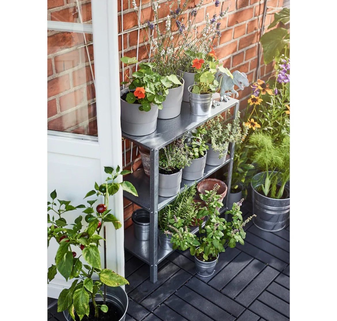 IKEA ヒュッリス 2台セット シェルフユニット 棚 60×27×74 愛木屋