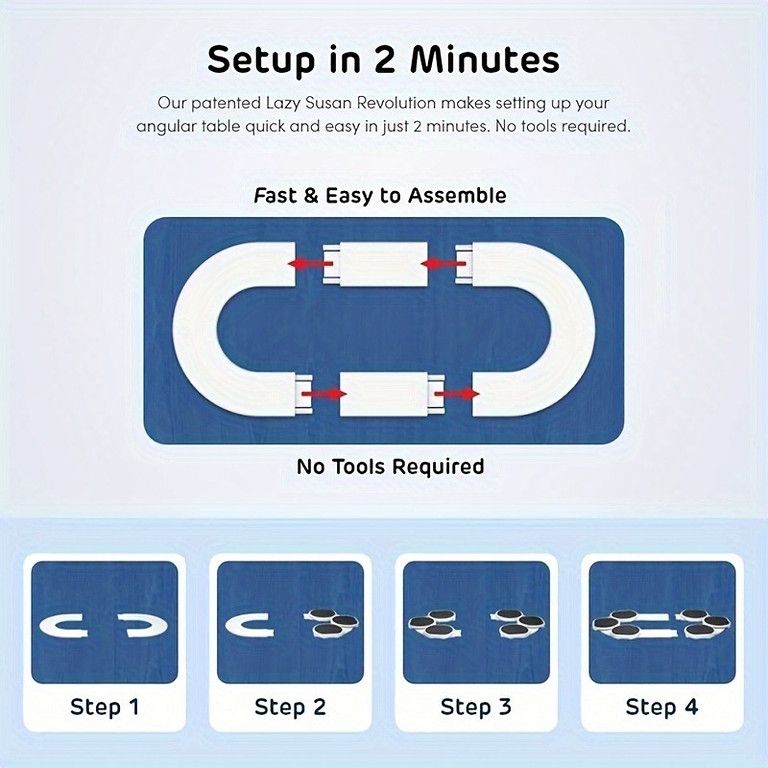 拡大 ＆省スペース 回転トレイ ターンテーブル ホワイト プラスチック製 長方形 モダンデザイン キッチン ダイニング用 テーブルセンター 装飾サーブプレート 滑らかな表面