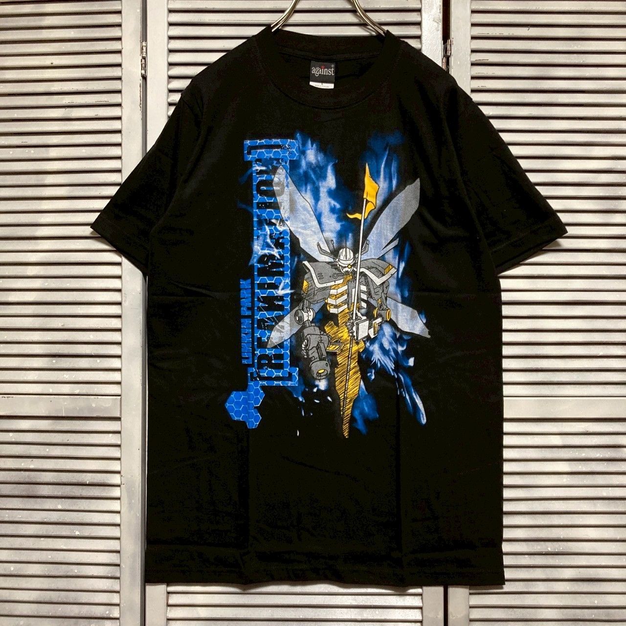 バンド Tシャツ リンキンパーク LINKIN PARK REANIMATION 黒 ロボット