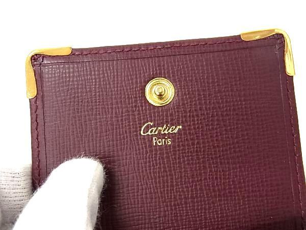 □新品同様□ Cartier カルティエ マストライン レザー コインケース