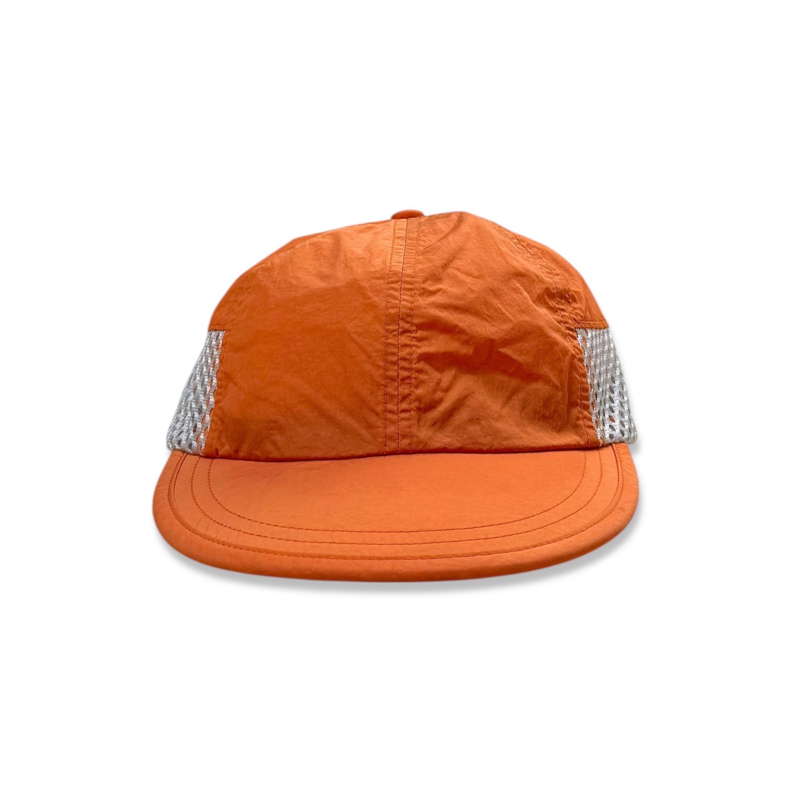 Props Store プロップスストア Eighty Mfg オンフィールドナイロンキャップ オレンジ メッシュ 日本製