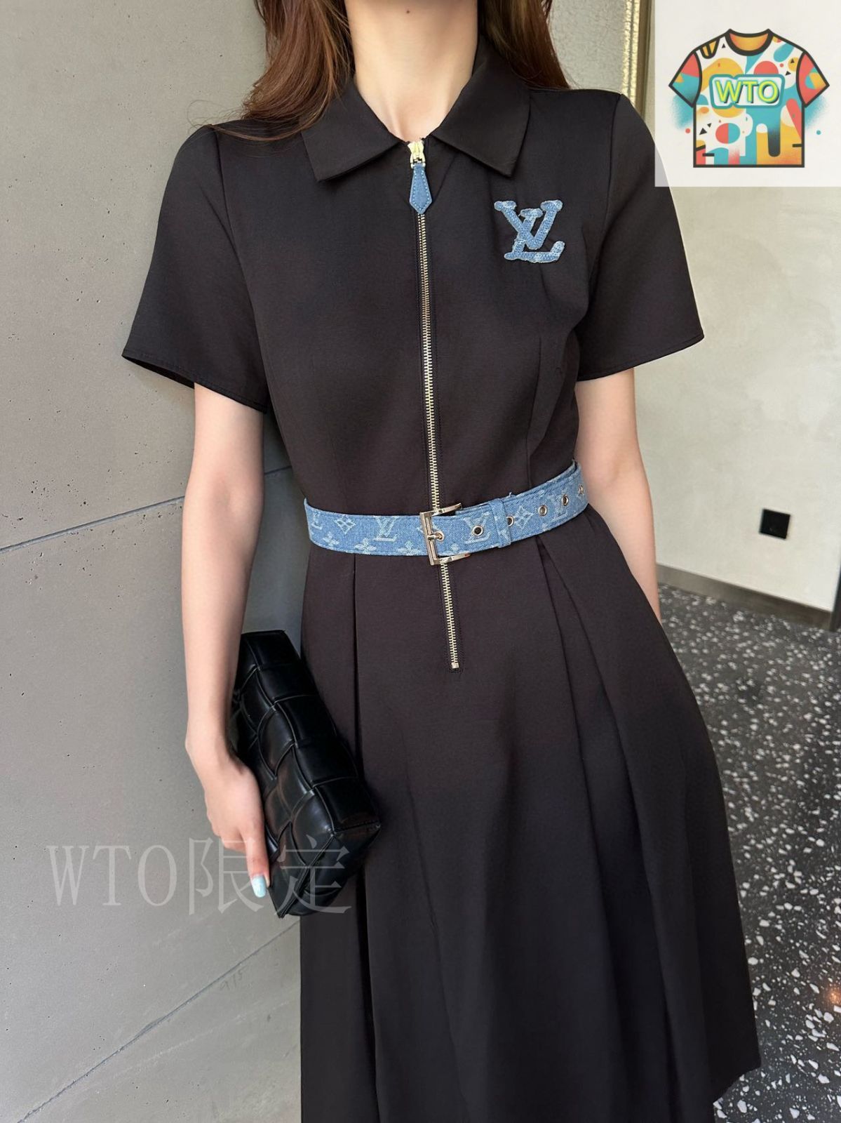 ルィヴィトン　ワンピース 今日特価】Louis Vuitton ルイ・ヴィトン ロングワンピース02