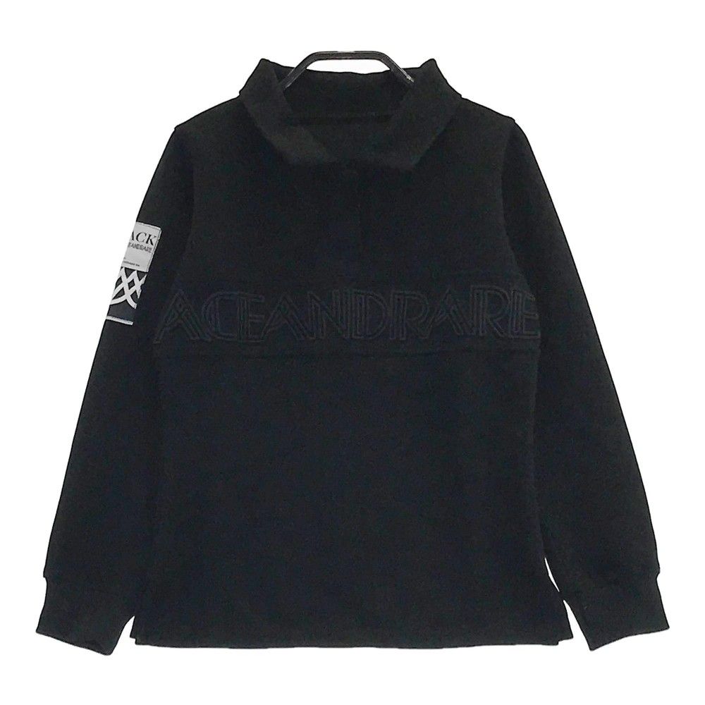サイズ：148T ACEANDRARE エースアンドレア  長袖ポロシャツ  ブラック系 [240101323338]# ゴルフウェア レディース ストスト