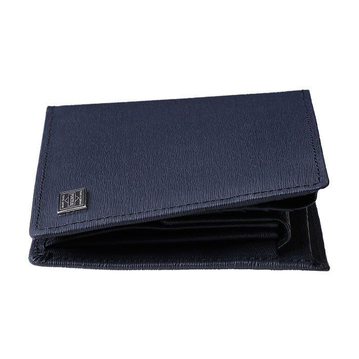 PORTER ポーター カレント 二つ折り財布 パスケース 牛革 本革 レザー ビジネス PORTER CURRENT 052-02203 吉田カバン ネイビー TALLINNNEXPO_COM