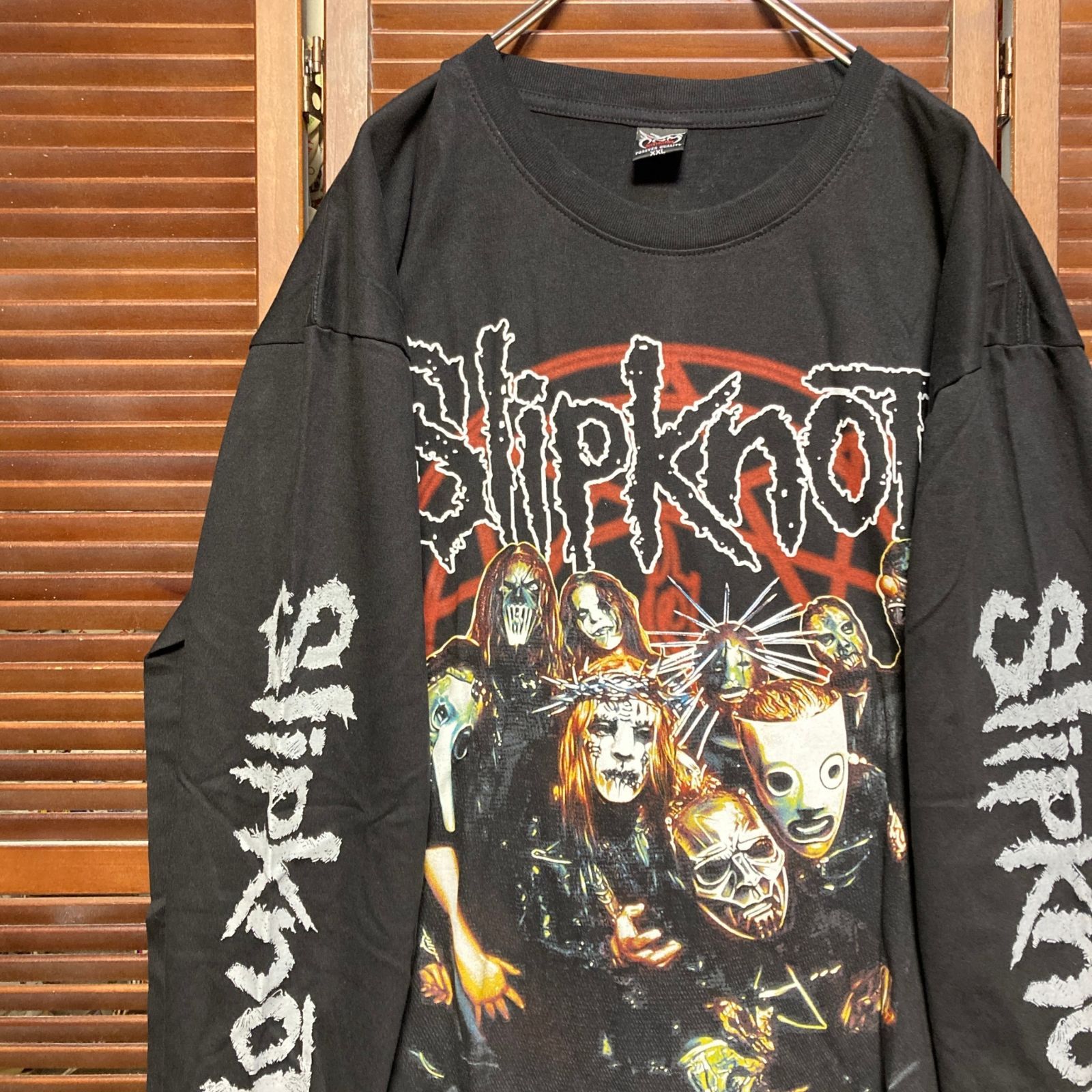 90s ヴィンテージ slipknot スリップノット 長袖 Tシャツ M