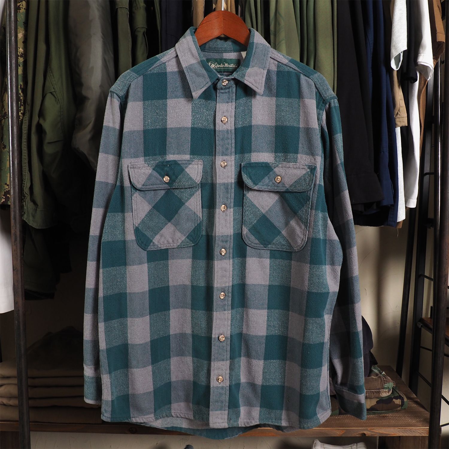 90s ネルシャツ ヘビーネル Gander Mountain ガンダーマウンテン